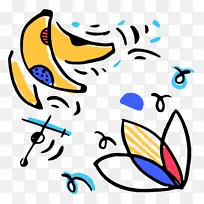 卡通 黄色 线条-空若网 卡通 黄色 线条-空若网