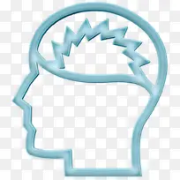 疼痛图标 头痛图标 线条-空若网 疼痛图标 头痛图标 线条-空若网