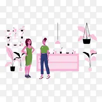 购物 卡通 线条-空若网 购物 卡通 线条-空若网