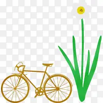 自行车 水彩画 油漆-空若网 自行车 水彩画 油漆-空若网