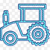 拖拉机图标 直线 仪表-空若网 拖拉机图标 直线 仪表-空若网