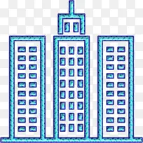 城市图标 线 米-空若网 城市图标 线 米-空若网