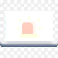 笔记本电脑图标 电脑安全图标 黄色-空若网 笔记本电脑图标 电脑安全图标 黄色-空若网