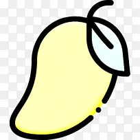 芒果图标 素食图标 黄色-空若网 芒果图标 素食图标 黄色-空若网