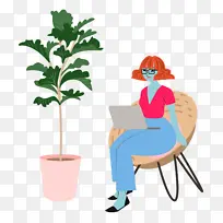 独处时间 女士 电脑-空若网 独处时间 女士 电脑-空若网