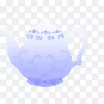 茶壶蓝杯夹艺术茶壶-空若网 茶壶蓝杯夹艺术茶壶-空若网