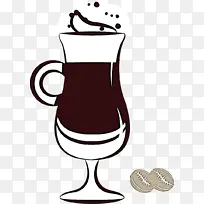 咖啡杯 咖啡 线条-空若网 咖啡杯 咖啡 线条-空若网