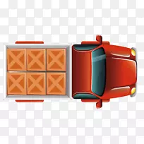 红色载货卡车-空若网 红色载货卡车-空若网