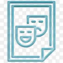 戏剧图标 线条 米-空若网 戏剧图标 线条 米-空若网