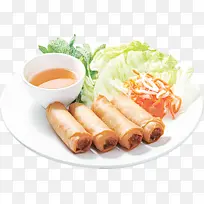 春卷 泰国菜 配菜-空若网 春卷 泰国菜 配菜-空若网