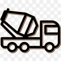 卡车图标 运输图标 混凝土-空若网 卡车图标 运输图标 混凝土-空若网