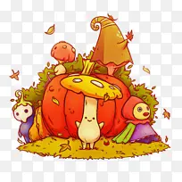 卡通 南瓜 人物-空若网 卡通 南瓜 人物-空若网