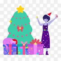 圣诞树 派对 圣诞节-空若网 圣诞树 派对 圣诞节-空若网