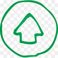 箭头 绿色 线-空若网 箭头 绿色 线-空若网