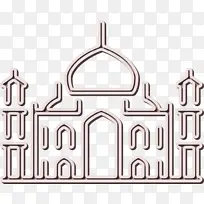 印度图标 泰姬陵图标 纪念碑图标-空若网 印度图标 泰姬陵图标 纪念碑图标-空若网