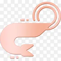 虾形图标 餐厅图标 线条-空若网 虾形图标 餐厅图标 线条-空若网