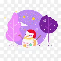 圣诞背景 圣诞节 鸟类-空若网 圣诞背景 圣诞节 鸟类-空若网