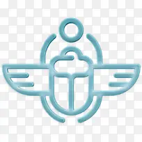 埃及图标 古埃及 圣甲虫-空若网 埃及图标 古埃及 圣甲虫-空若网