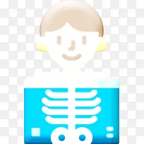 癌症日图标 骨骼图标 诊所-空若网 癌症日图标 骨骼图标 诊所-空若网