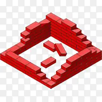 红色 线条 米-空若网 红色 线条 米-空若网