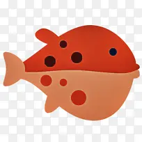 卡通 鱼 红色-空若网 卡通 鱼 红色-空若网
