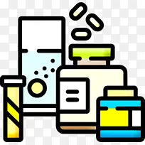 维生素图标 癌症日图标 黄色-空若网 维生素图标 癌症日图标 黄色-空若网