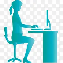 工作 办公桌 电脑显示器-空若网 工作 办公桌 电脑显示器-空若网