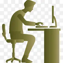 工作 办公桌 电脑显示器-空若网 工作 办公桌 电脑显示器-空若网