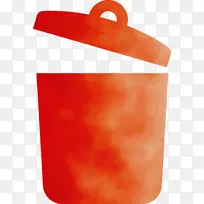 垃圾桶 水彩 油漆-空若网 垃圾桶 水彩 油漆-空若网