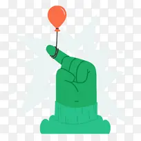 点 手 绿色-空若网 点 手 绿色-空若网