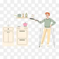 烹饪 厨房 水彩-空若网 烹饪 厨房 水彩-空若网