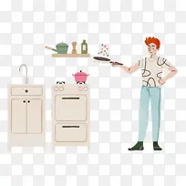 烹饪 厨房 水彩-空若网 烹饪 厨房 水彩-空若网