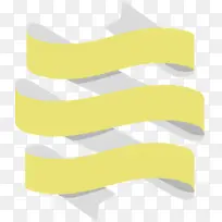 色带 黄色 线条-空若网 色带 黄色 线条-空若网