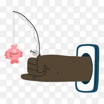 手 钓鱼 卡通-空若网 手 钓鱼 卡通-空若网