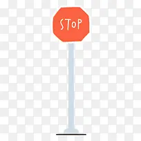 停车标志 标志 线路-空若网 停车标志 标志 线路-空若网