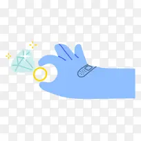 手 戒指 徽标-空若网 手 戒指 徽标-空若网