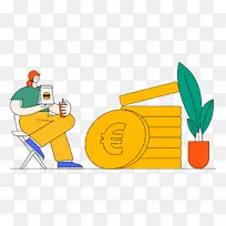 支付 卡通 黄色-空若网 支付 卡通 黄色-空若网