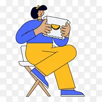 坐着 卡通人物 卡通-空若网 坐着 卡通人物 卡通-空若网