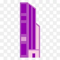 摩天大楼 线条 洋红-空若网 摩天大楼 线条 洋红-空若网