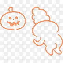 万圣节快乐 卡通 标志-空若网 万圣节快乐 卡通 标志-空若网