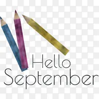 你好 九月 线条-空若网 你好 九月 线条-空若网