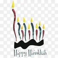 光明节 犹太节日 水彩画-空若网 光明节 犹太节日 水彩画-空若网