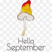 你好 九月 水彩-空若网 你好 九月 水彩-空若网