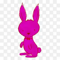 卡通兔子 兔子 水彩-空若网 卡通兔子 兔子 水彩-空若网