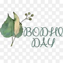 菩提日 叶 水彩画-空若网 菩提日 叶 水彩画-空若网