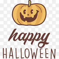 万圣节快乐卡通标志南瓜快乐米-空若网 万圣节快乐卡通标志南瓜快乐米-空若网