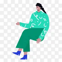 坐着 女人 女士-空若网 坐着 女人 女士-空若网