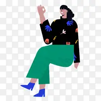 坐着 女人 女士-空若网 坐着 女人 女士-空若网