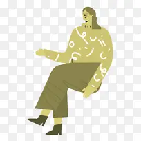 坐着 女人 女士-空若网 坐着 女人 女士-空若网