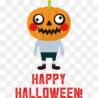 万圣节快乐卡通南瓜海报线条米数学几何-空若网 万圣节快乐卡通南瓜海报线条米数学几何-空若网